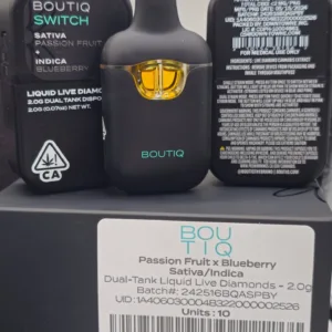 Boutiq Switch 2G Live Resin Disposables